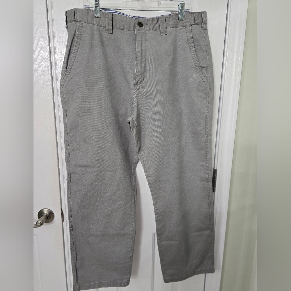 Men Territoy Ahead Mission Comfort Flat Front Chino 38x28 Olive Tan New No Tag